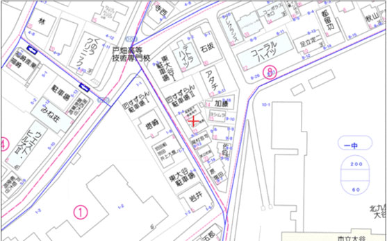 北九州市戸畑区 東大谷1丁目（枝光駅） 住宅用地
